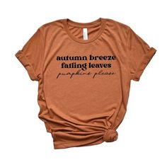 Simply Sage Market Women's Autumn Breeze Falling Leaves Short Sleeve Graphic Tee - XL - Autumn Hey There Pumpkin, Autumn Breeze, Fall Shirts Women, Fall Graphic, Falling Leaves, Pumpkin Shirt, Hey There, Look Plus, Fall Shirts