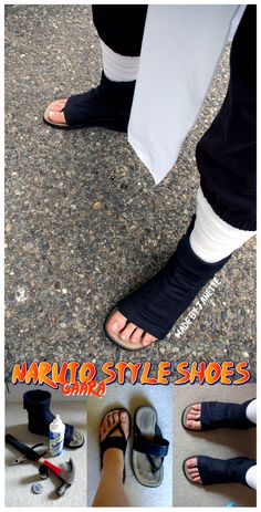 Naruto Shoes Diy, Gaara Shoes, Diy Anime Cosplay, Gaara Cosplay, Naruto Style, Itachi Cosplay, Naruto Costumes, Diy Cosplay, Fitness Shirts