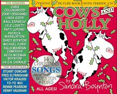 an advertisement for cows and holly on the front cover of a cd player's album