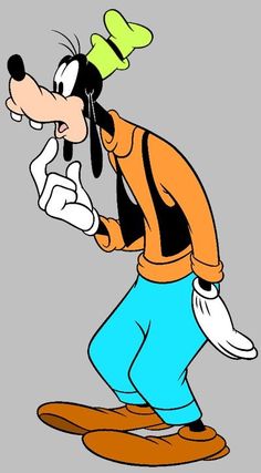 an image of goofy from the disney movie