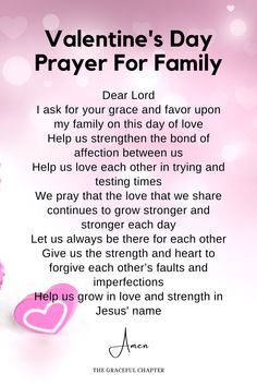 valentine's day prayer for family