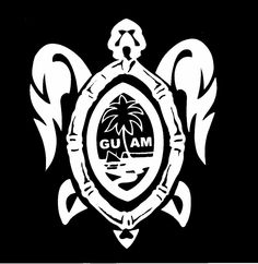 the logo for guma is shown in white on a black background with an eagle and palm tree