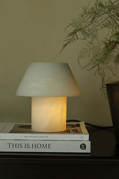 Petra is a lamp made of alabaster, a material usually only found in Egypt and Italy. It has an organic shape that is both modern and classic. It has a soothing and beautiful expression, perfect for a nightstand or bookshelf. Scandinavian Nightstand Lamp, Living Room Side Table Lamp, Modern Living Room Lamp Ideas, Ceramic Bedside Lamps, Living Room Mood Lighting Ideas, Large Lamps Living Room, Paper Lantern Living Room, Living Room Table Lamp, Mini Table Lamp