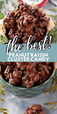 the best peanut raisin clusterer candy recipe