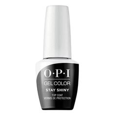 Stay Shiny Gel Top Coat by OPI Opi Top Coat, Opi Colors, Best Nail Polish, Gel Top Coat, Soak Off Gel, Nails At Home, Gel Manicure, Base Coat, Gel Color