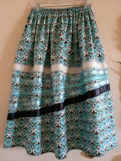 I try to make the ribbon skirts that are orders how you guys picture it to be. Ribbon Skirts Pattern, Ribbon Skirts Native American, Wool Skirt Pattern, Regalia Patterns, Native Regalia, Native Clothing, Skirts Pattern, Ribbon Shirts, Ribbon Skirt