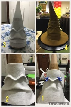 instructions for how to make a wizard's hat