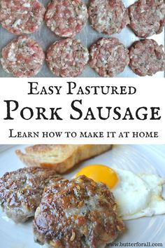 an easy and delicious recipe for pork sausage