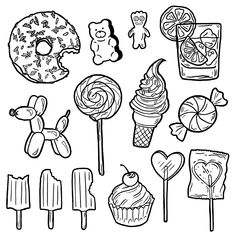 Tattoo Flash Art Color, Lolly Tattoo, Tattoo Flash Sheet Ideas, Lollipop Tattoo, Venus Tattoo, Candy Tattoo, American Traditional Tattoo Ideas, Sketch Practice, Flash Ideas