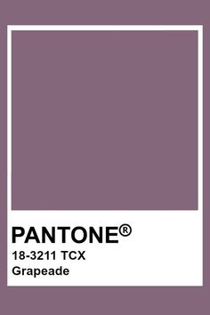 the pantone color is shown in purple