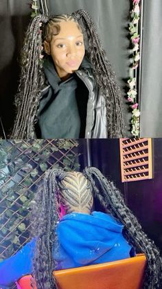 Braided Hairstyles For Black Women Cornrows, Feed In Braids Hairstyles, Box Braids Hairstyles For Black Women, Cute Braided Hairstyles, Quick Weave Hairstyles, Braided Cornrow Hairstyles, Cute Box Braids Hairstyles, Quick Braided Hairstyles, Braided Hairstyles For Teens