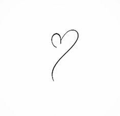 the number two is drawn in black ink on a white paper with a small heart