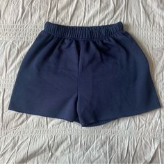 New, Never Worn, And Will Come In Original Packaging! Navy Blue High Waisted Sweat Shorts From Shein Size Medium! I Have A Matching Sweatshirt On My Page That I Will Discount Together :) Blue Shorts With Elastic Waistband For Day Out, Navy Shorts For Loungewear, Navy Loungewear Shorts, Navy Stretch Shorts With Elastic Waistband, Navy Shorts With Elastic Waistband For Spring, Navy Short Bottoms With Elastic Waistband, Casual Navy Bottoms With Short Inseam, Navy Short Bottoms For Loungewear, Navy Lounge Shorts