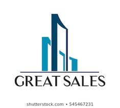 the logo for great sales is shown