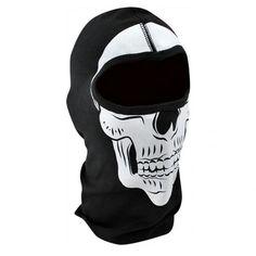 Zan HEADGEAR Cotton Balaclava Black Ski Mask with White Skull- One Size White Ski Mask, Black Full Face Balaclava, Black Ski Mask, Designer Ski Mask, Skull Ski Mask, Ski Mask, Face Masks, Beauty And Personal Care, Face Mask