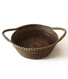 From Southern Living&#x2C; this basket features:  handwoven construction by village artisans in the Philippines medium approx. 10.25" x 8.5" x 3.75" large approx. 11.5" x 9.5" x 4.25" Nito from a tropical vine of the fern family wipe clean  Imported.Southern Living  is a registered trademark of Time Inc. and is used under license. Vintage Diamond Jewelry, Origami Owl Lockets, Serveware Entertaining, Geek Jewelry, Pandora Rings, Large Baskets, Woven Basket, Uncut Diamond, Jewelry Rings Diamond