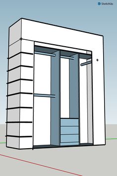 DIY Closet SketchUp Plans - ORC week 3