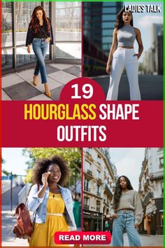 Celebrate your curves with these hourglass shape outfits! Discover styles that flatter your figure and enhance your natural beauty for any occasion. Elevate your wardrobe with these chic and trendy pieces! #HourglassFigure #FashionInspo #CurvyStyle #OutfitIdeas #ElevateYourLook Clothes For Curvy Hourglass Shape, Autumn Outfits Hourglass Shape, How To Dress For Bottom Hourglass Shape, Tall And Curvy Fashion Outfits, Styles For Hourglass Shaped Women, Outfits For Curvy Petite Women, How To Dress For Hourglass Shape, How To Dress Hourglass Shape, Midsize Hourglass Outfits