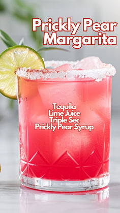 Prickly Pear Margarita Colorful Tequila Cocktails, Prickly Pear Moscow Mule, Easy Strawberry Margarita Recipe On The Rocks, Pretty Tequila Cocktails, Prickly Pear Margarita Recipe, Fancy Margaritas, Fun Margarita Recipes, Large Batch Margarita Recipe, Flavored Margarita Recipes