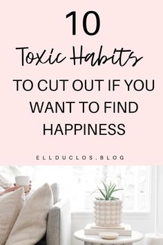 10 toxic habits you need to cut out of your life if you want to find happiness. #toxichabits #badhabitstobreak #selfgrowth #findinghappiness #mindset Toxic Habits To Quit, Habits To Quit, Habit Building, Toxic Habits, Unhealthy Habits, My Daily Routine, Age Gracefully, Career Quotes, Building Tips