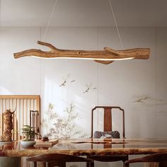 44571175616760|44571175649528|44571175715064|44571175846136 House Dining Room, Linear Pendant Light, Suspension Vintage, Brown Shade, Kitchen Pendants, Kitchen Pendant Lighting, Nature Inspired Design, Tea House, Wood Color