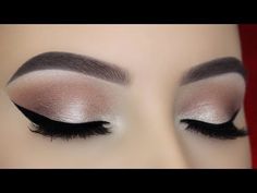 JACLYN HILL X MORPHE PALETTE - Rose Gold Cut Crease Tutorial - YouTube Everyday Eye Makeup Tutorial, Minnie Nails, Eye Makeup Dark, Eye Makeup Halloween, Cat Eye Tutorial, Eye Makeup Purple, Makeup Colourful, Cat Eye Makeup Tutorial