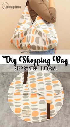 the diy shopping bag is easy to make