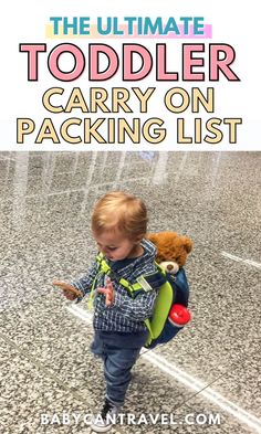 Packing for a flight with a toddler is easier when you have a solid plan. Check out this toddler travel packing list to find out what to pack for a toddler on a plane, including essential toddler carry-on items and the must-have toddler airplane packing list to keep your little one comfortable. Airplane Packing List, Toddler Travel Hacks, Toddler Travel Checklist, Toddler Suitcase, Toddler Travel Essentials, Carry On Packing List, Traveling With A Toddler, Flying With A Toddler, Comfort Items