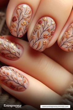 From the warm and comfortable sweaters to the bright colours of autumn, your nails can also enjoy the beautiful colours of the season. Or if you are planning for some traditional festive season or other occasion or simply want an autumn look always with you, here are 30+ beautiful nail art designs to nail art. It is time to bring out the absence of creativity and stand out with these... Pink Nail Art Designs, Simple Spring Nails, Nagellack Trends, Luxury Photography, Cute Spring Nails, Her Nails, Pink Nail Art, Floral Nail Art