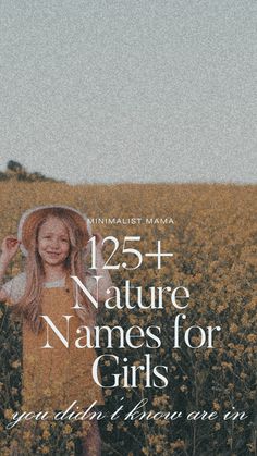 Searching for name inspiration? These unique baby names and meanings are HAND-PICKED from thousands of names - If you love the vibe of nature-inspired names, earthy girl names, and girly girl names, then this list of *uncommon girl names* is for YOU! (Save this to your baby names board so you see the rest of my lists of girl names with meaning, too!) Plant Baby Names, Flower Baby Names, Nature Names For Girls, Earthy Girl Names, Ocean Baby Names, Names For Girls Unique, Different Baby Names, Biblical Girl Names, Uncommon Girl Names