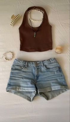 Alt Summer Outfits, Summer Outfits Casual, Summer Outfits Aesthetic, Beachy Outfits, Hawaii Outfits, Preppy Summer Outfits, Outfit Inspo Summer, Simple Trendy Outfits, Cute Everyday Outfits