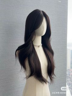 Long Hair Haircut Inspiration, 1c Hair Type, Chinese Haircut, Pretty Wavy Hair, Hair For Long Hair, Hair From The Back, Color Hair Styles, Styles For Medium Hair, Hair Styles For Medium Hair