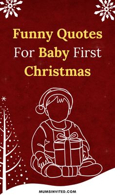 Add a playful twist to your baby's first Christmas with these funny & hilarious quotes! Perfect for celebrating your baby's 1st Christmas, these witty sayings and merry wishes capture the joy, love, and laughs of Christmas with a newborn. Whether it's a baby boy or girl, these fun words are great for Instagram captions, holiday card messages, or your pregnancy announcement. Share the joy with lighthearted greetings to make your baby's 1st Christmas more memorable!