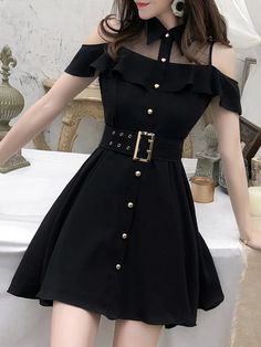 44505324880043|44505324912811|44505324945579|44505324978347 Short Mini Dresses, Chic Black Dress, Women Summer Dress, Black Office, Black Midi, Short Mini Dress, Sweet Dress, Office Work, Glamorous Evening Gowns