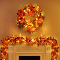 PRICES MAY VARY. 【Dimensions and Leaf CountEach】Fall maple garland measures 6.8 feet in length.Designed to mimic the natural look and feel of real maple leaves, making it perfect for adding a touch of autumn to your home. 【Versatile Decoration】This garland is ideal for various decorating needs. Whether you're preparing for a Thanksgiving party, a wedding, or simply enhancing your home decor, it can be used for fireplaces, gardens, fences, floral arrangements, sheds, swing frames, and more. It's a versatile choice for any autumn-themed setup. 【Realistic and Elegant Design】Our maple garland is crafted to look lifelike with its shapely leaves and rich fall hues. The realistic appearance will add an elegant touch to any landscape or indoor setting, creating a warm and inviting atmosphere. 【Pac Gold Fall Wedding Decor, Fall String Lights, Thanksgiving Arch Decor, Thanksgiving Decorations Fireplace, Thanksgiving Decorations Living Room, Thanksgiving Decorations Indoor, Fall Leaves Wedding Decor, Thanksgiving And Christmas Decorations, Thanks Giving Decor