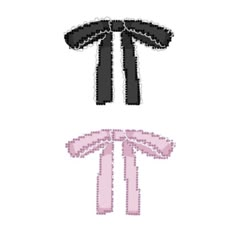 an image of some type of clothing in pixellated style, with the letter t on it