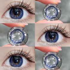 Cool Contacts Lenses, Cool Contacts, Eye Lens Colour, Eye Color Chart, Colored Eye Contacts, Cosmetic Contact Lenses, Eye Contacts, Eye Contact Lenses, Doll Eye Makeup