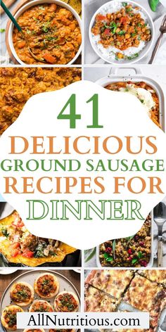 Enjoy the bold, savory flavors of our high protein meals using ground sausage! Perfect for easy meal prep, these mouthwatering dishes will revolutionize your lunches and dinners. Effortless to create, irresistibly delicious, and packed with protein, you'll enjoy ultimate mealtime satisfaction. Rediscover the joy of home cooking and boost your wellbeing with our remarkable culinary inspiration. Easy Sausage Recipes, Pork Sausage Recipes, Pork Meals, Sausage Recipes For Dinner, High Protein Meals