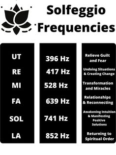 Printable Solfeggio Frequencies Chart Download and Print the | Etsy Solfeggio Frequencies Chart, Frequencies Chart, Frequency Chart, Tuning Forks, Solfeggio Frequencies, Sound Frequencies, Vibrational Frequency, Healing Codes, Switch Words