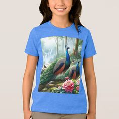 Peacocks, Photo Gifts, Flower Girl