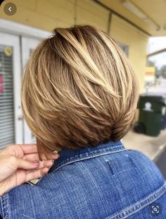 Ladies Hair, Modern Haircuts, Bob Hair, Layered Bob, Penteado Cabelo Curto