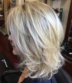 Long To Medium Hair, Shaggy Layered Haircut, Medium Shaggy Hairstyles, Medium Shag Haircuts, Blond Balayage, Stylish Hairstyles, Haircut Long, Medium Layered Hair, Natural Wavy Hair