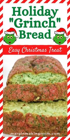 a holiday grin bread recipe is featured in this ad for the easy christmas treat contest