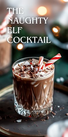 Elevate your holiday celebrations with The Naughty Elf Cocktail! This creamy blend of peppermint schnapps and chocolate liqueur is rimmed with crushed candy canes and drizzled with rich chocolate sauce. It's the perfect festive drink to warm up your winter nights and add a dash of holiday magic to your Christmas parties. Try this indulgent recipe and make your gatherings extra special!  #ChristmasCocktail #HolidayDrinks #WinterRecipes #FestiveCocktails #TheNaughtyElf #PeppermintChocolate #HolidayEntertaining #ChristmasPartyIdeas #WinterWarmers #CocktailRecipe #SeasonalSips #FestiveDrink #HolidayRecipes #ChristmasCelebration #IndulgentTreats #HolidayBeverages #WinterCocktails #Christmas2023 #PartyDrinks #CheersToTheHolidays Candy Cane Cocktails, Hot Christmas Cocktails, Creamy Christmas Cocktails, Christmas Bulb Drink, Christmas Cocktails Peppermint, Christmas Theme Cocktails, Christmas Liquor Drinks, Peppermint Schnapps Drinks, Xmas Drinks Christmas Cocktails