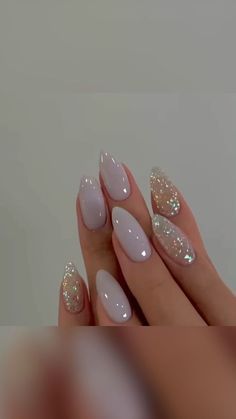 Nails Wedding, Layered Haircut, Nails French, Sparkly Nails, Neutral Nails, Bridal Nails, Pretty Acrylic Nails