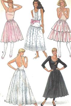 Skirt and Petticoat in 3 Lengths Simplicity Sewing Pattern 8133.  Nice to make for yourself, as a gift, or as a craft bazaar item.   FREE SHIPPING Retro Dress Pattern, Craft Bazaar, Bazaar Crafts, Simplicity Sewing, Simplicity Sewing Patterns, A Craft, Skirt Pattern, Historical Fashion, Retro Dress