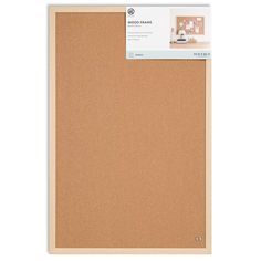 a cork board with a white background