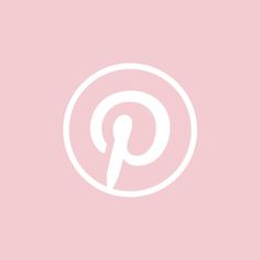 a pink background with the letter p in white