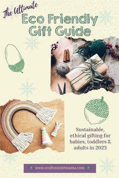 the ultimate eco friendly gift guide for babies, toddlers and adults in 2053