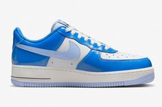 Wmns Nike Air Force 1 ’07 ‘Photo Blue Patent’ Shoe Box Organizer, Nike Skateboarding, Nike Air Force 1 07, Mens Nike Shoes, Heritage Fashion, Nike Blazer, Nike Shoes Women, Air Jordan 1 Mid, Blue Nike